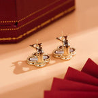 ¡®Dream¡¯CLOVER MEDIUM 1 MOTIFS  WHITE MOP STUD EARRINGS