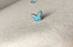 ¡®Dream¡¯BUTTERFLY TURQUOISE EARRINGS SILVER