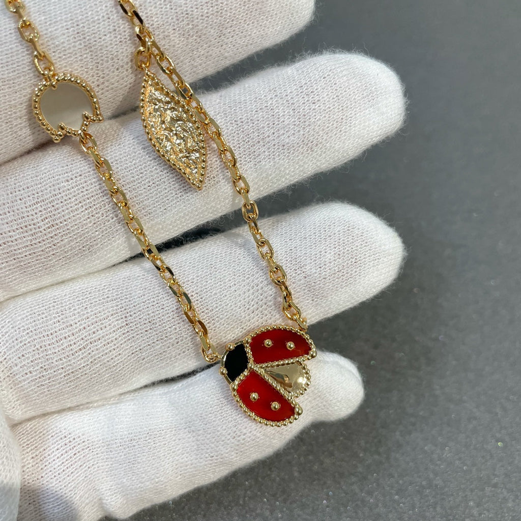 ¡®Dream¡¯LUCKY SPRING 15 MOTIFS GOLD NECKLACE