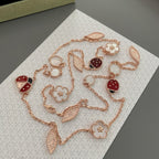 Halskette „Dream“ „LUCKY SPRING“ mit 15 Motiven in Roségold