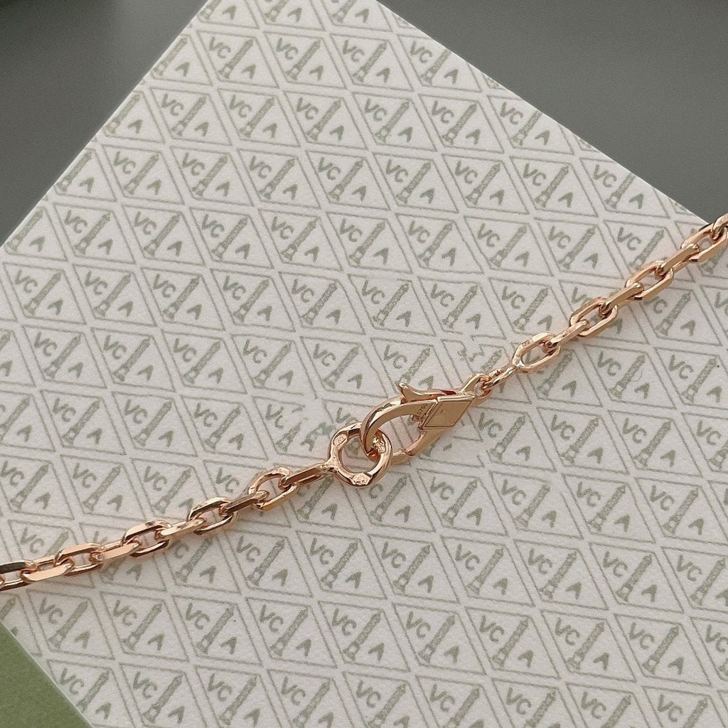 Halskette „Dream“ „LUCKY SPRING“ mit 15 Motiven in Roségold