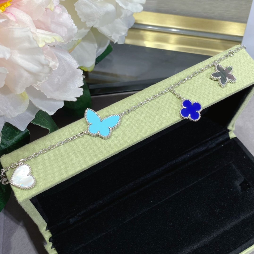 ¡®Dream¡¯LUCKY SPRING SILVER BRACELET 4 MOTIF
