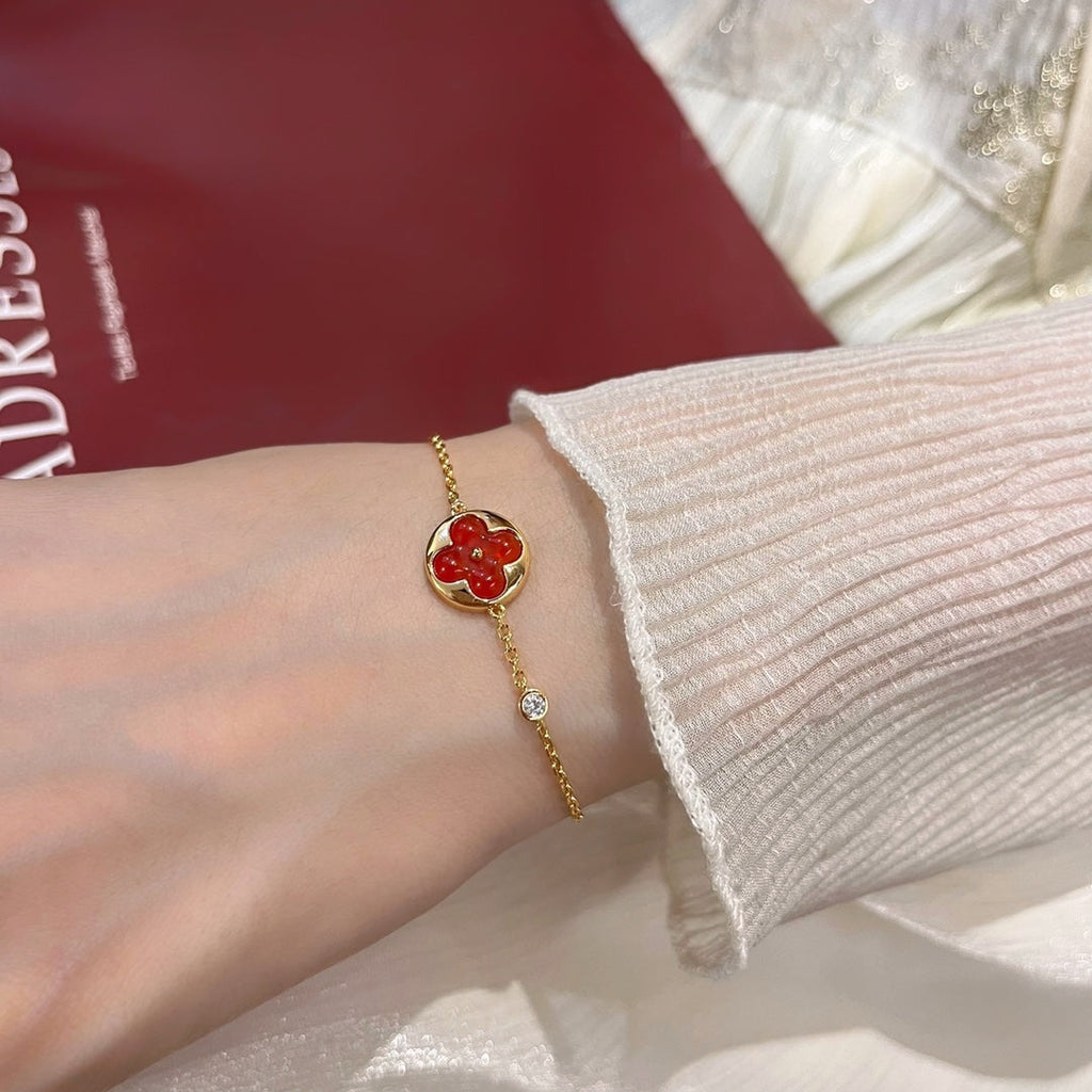 ¡®Dream¡¯SUN PEDANT CARNELIAN BRACELET