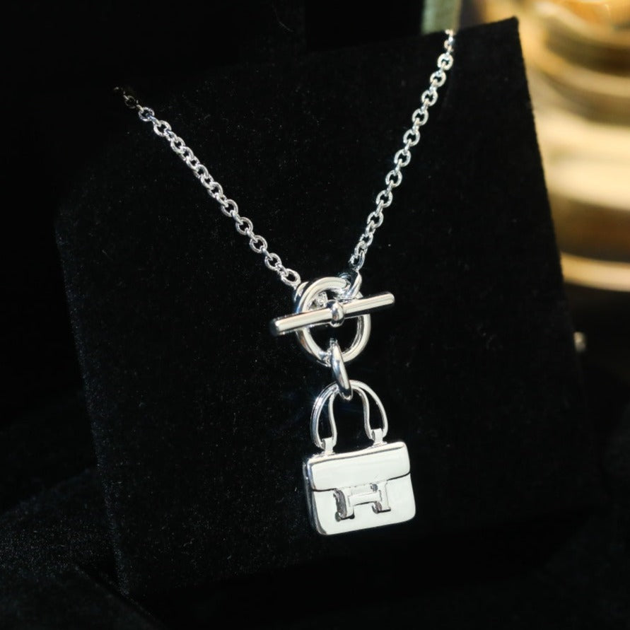 ¡®Dream¡¯POP H PEDANT SILVER NECKLACE