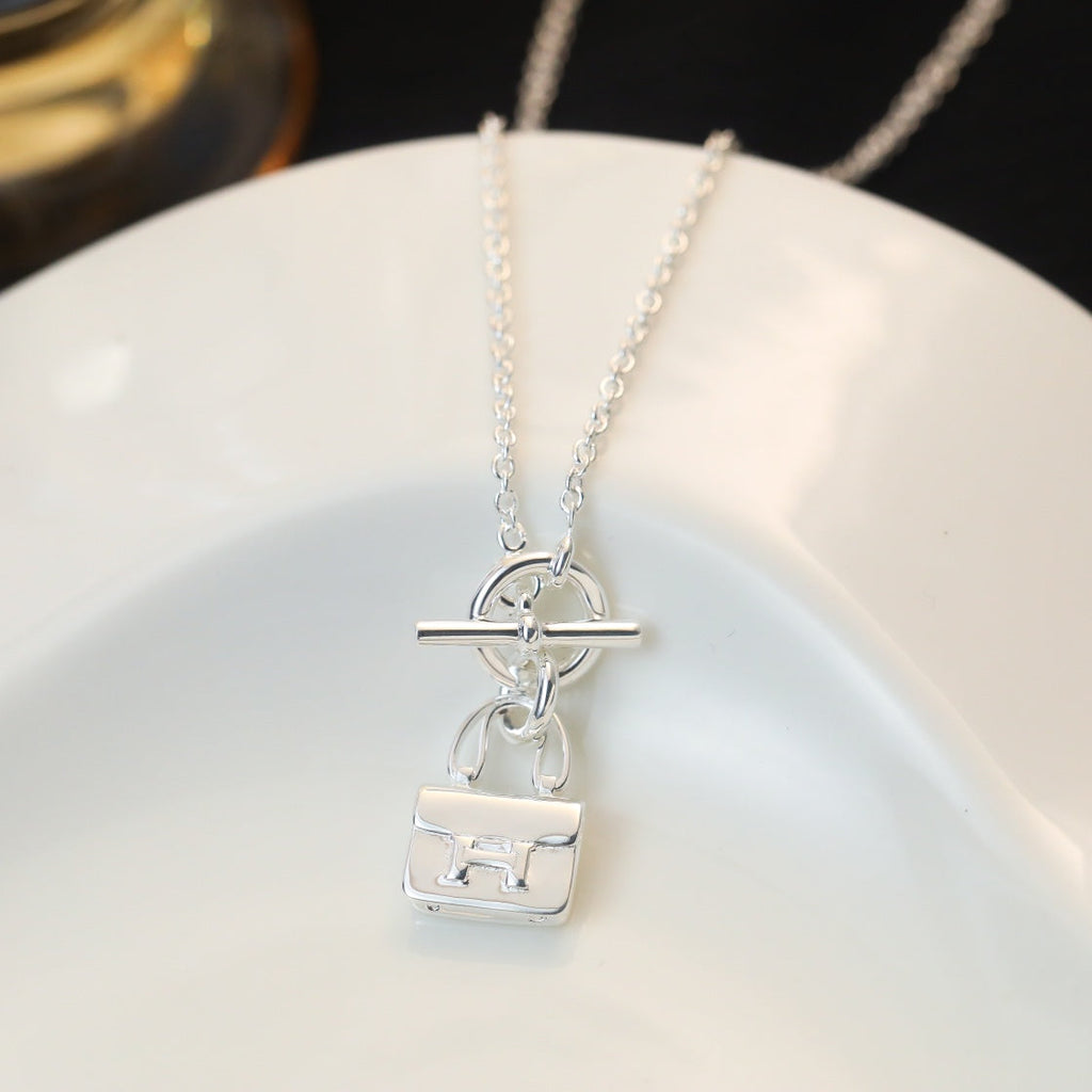 ¡®Dream¡¯POP H PEDANT SILVER NECKLACE