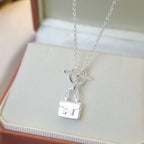 ¡®Dream¡¯POP H PEDANT SILVER NECKLACE