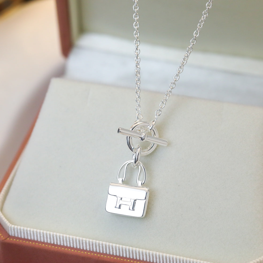 ¡®Dream¡¯POP H PEDANT SILVER NECKLACE