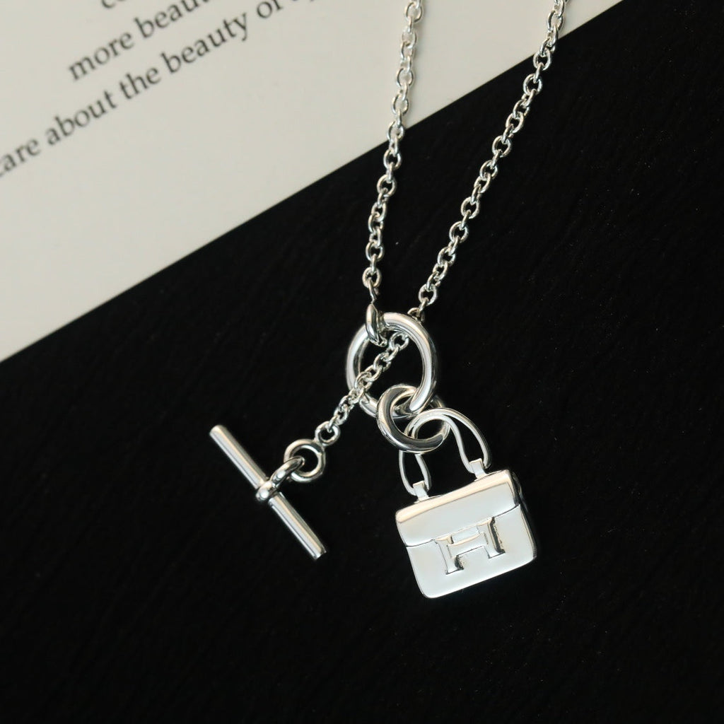 ¡®Dream¡¯POP H PEDANT SILVER NECKLACE