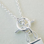 ¡®Dream¡¯POP H PEDANT SILVER NECKLACE
