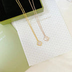 ¡®Dream¡¯CLOVER MINI 9.5MM WHITE MOTHER-OF-PEARL NECKLACE