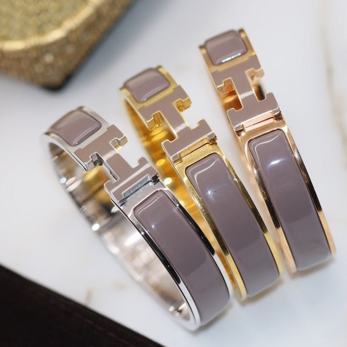 ¡®Dream¡¯H BRACELET 12MM BROWN