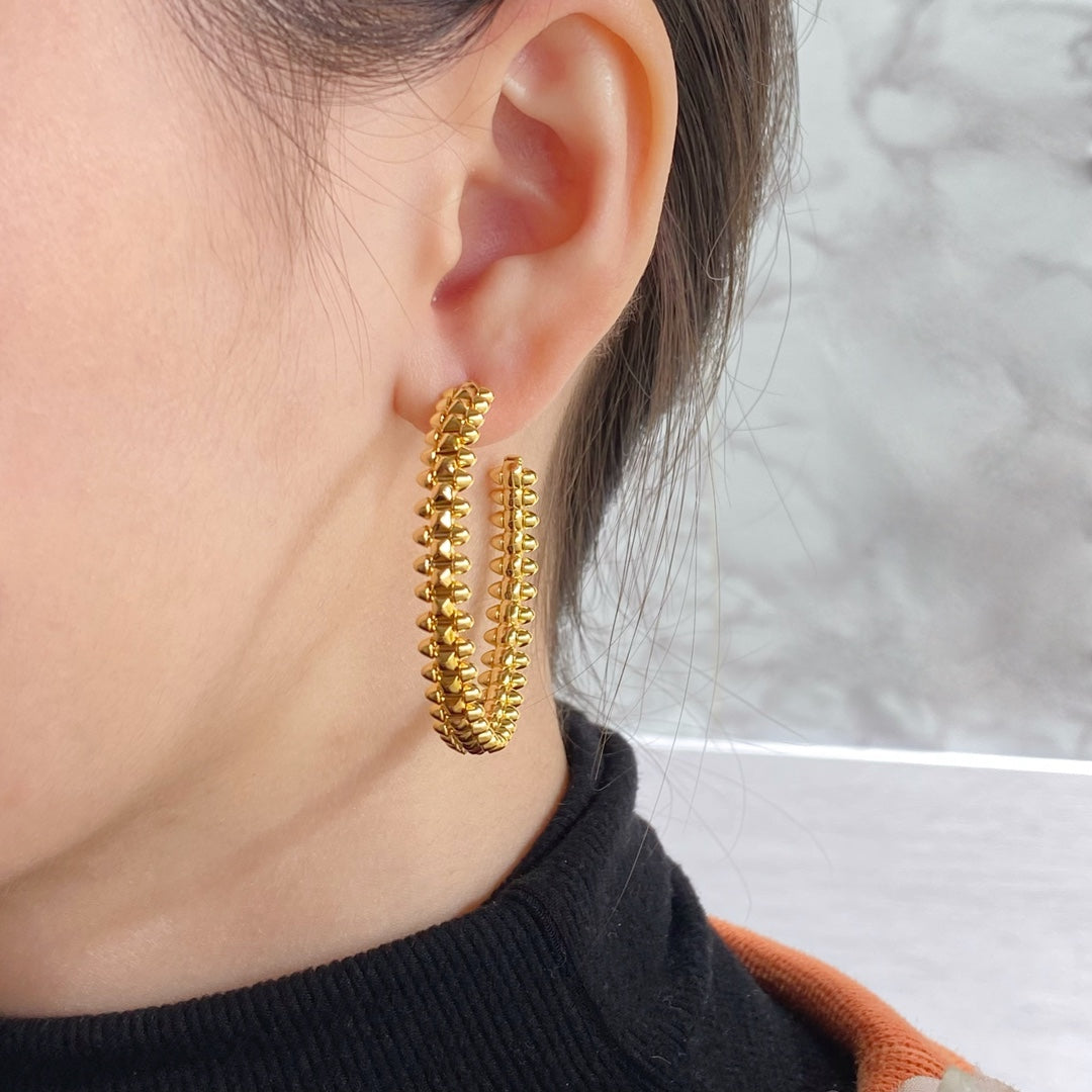 ¡®Dream¡¯CLASH LARGE HOOP EARRINGS