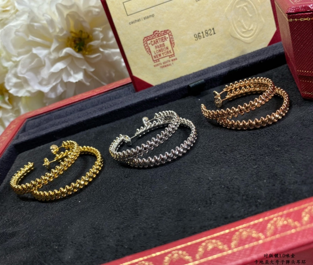 ¡®Dream¡¯CLASH LARGE HOOP EARRINGS