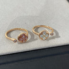 ¡®Dream¡¯SUN 1 DIAMOND PINK MOP RING