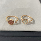 ¡®Dream¡¯SUN 1 DIAMOND PINK MOP RING
