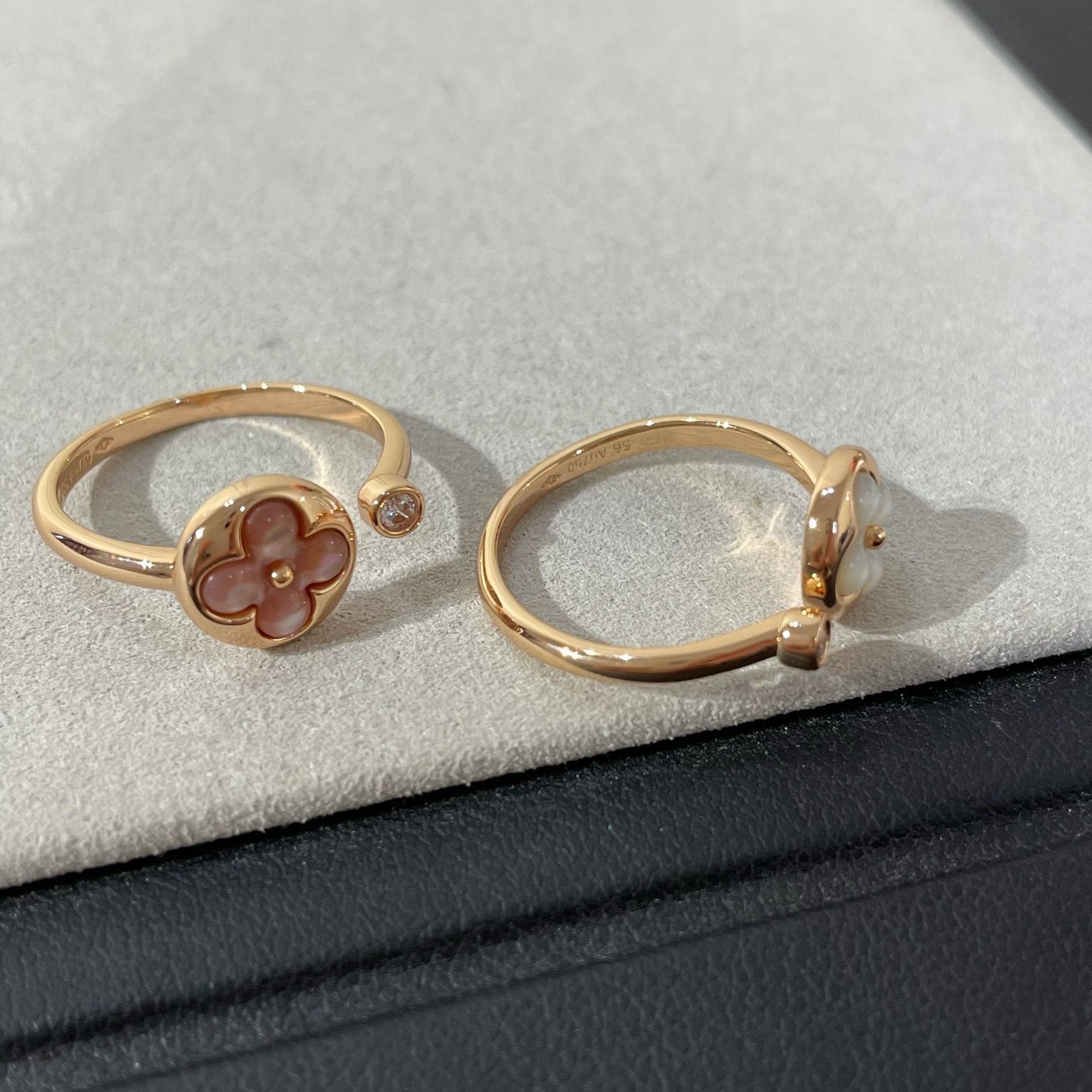 ¡®Dream¡¯SUN 1 DIAMOND PINK MOP RING