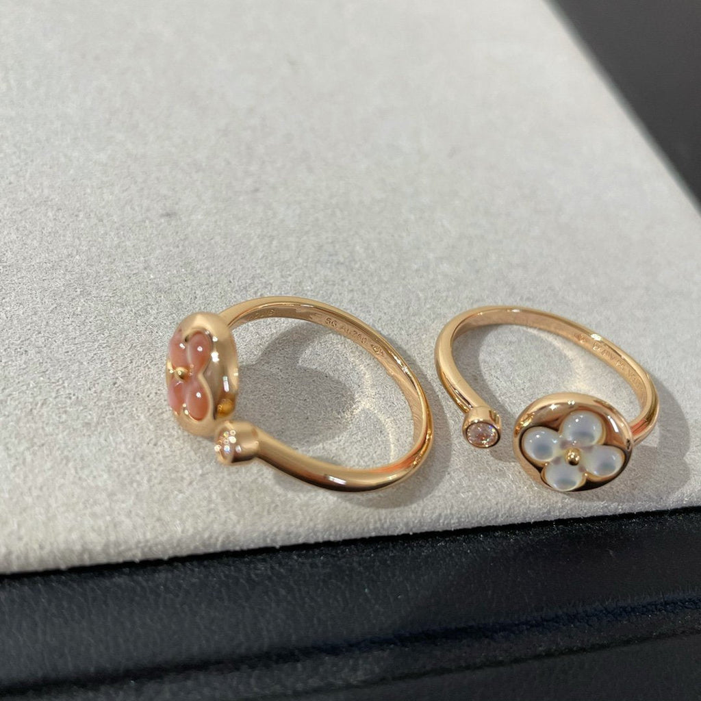 ¡®Dream¡¯SUN 1 DIAMOND PINK MOP RING