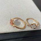 ¡®Dream¡¯SUN 1 DIAMOND PINK MOP RING