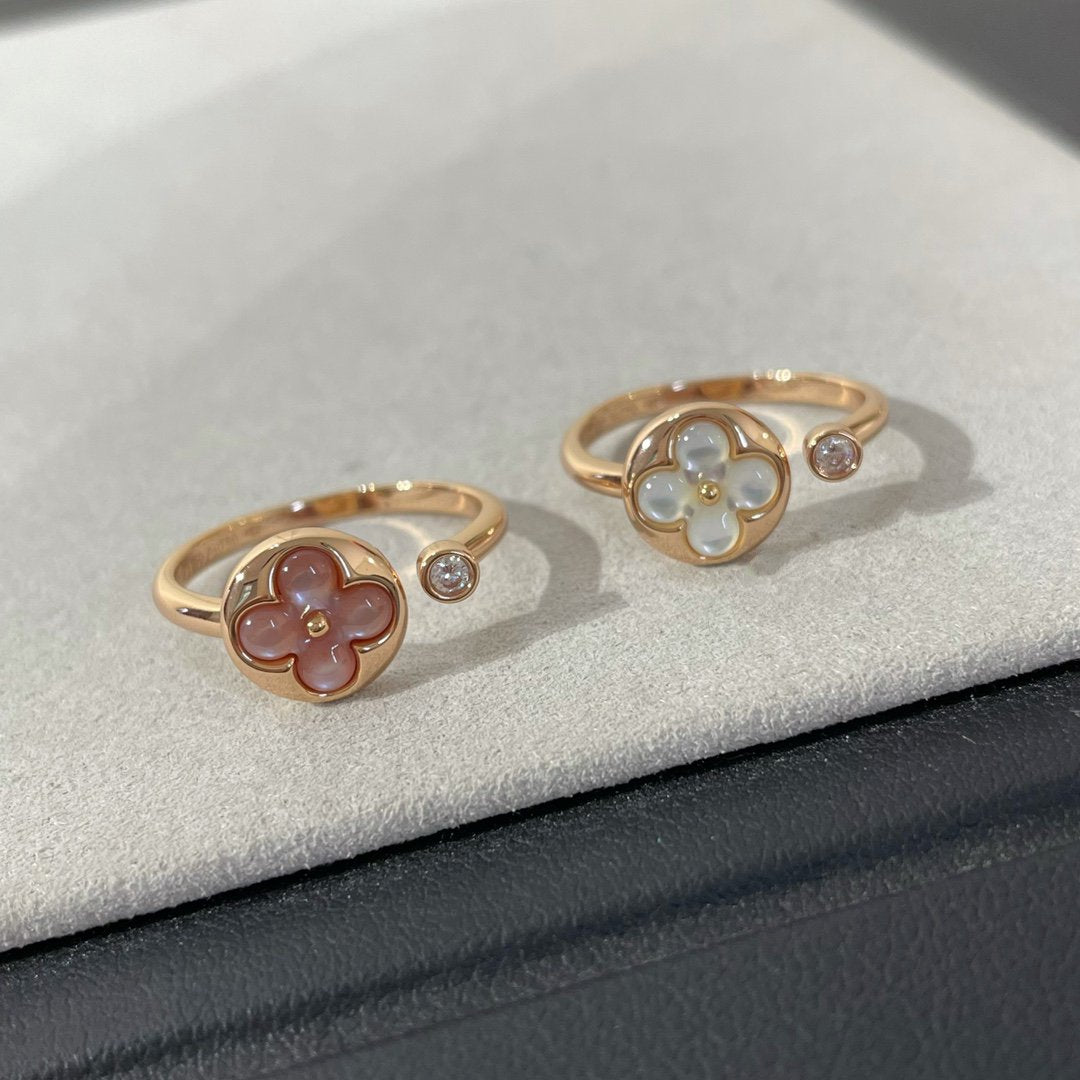 ¡®Dream¡¯SUN 1 DIAMOND PINK MOP RING