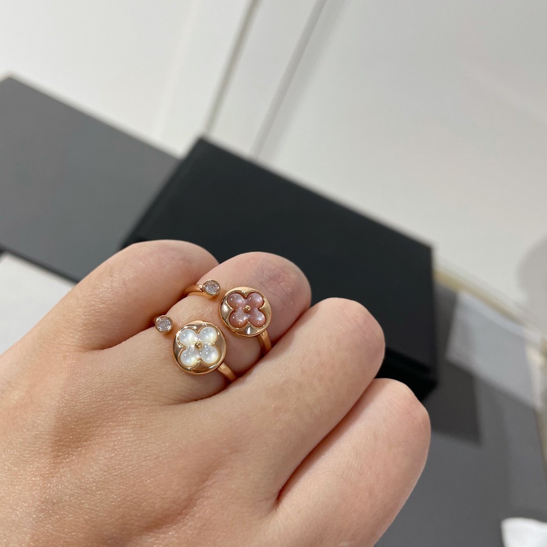 ¡®Dream¡¯SUN 1 DIAMOND PINK MOP RING