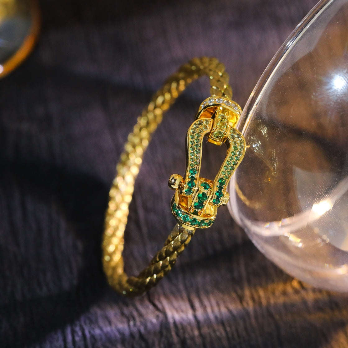 ¡®Dream¡¯FORCE 10 GOLD GREEN DIAMOND PAVED