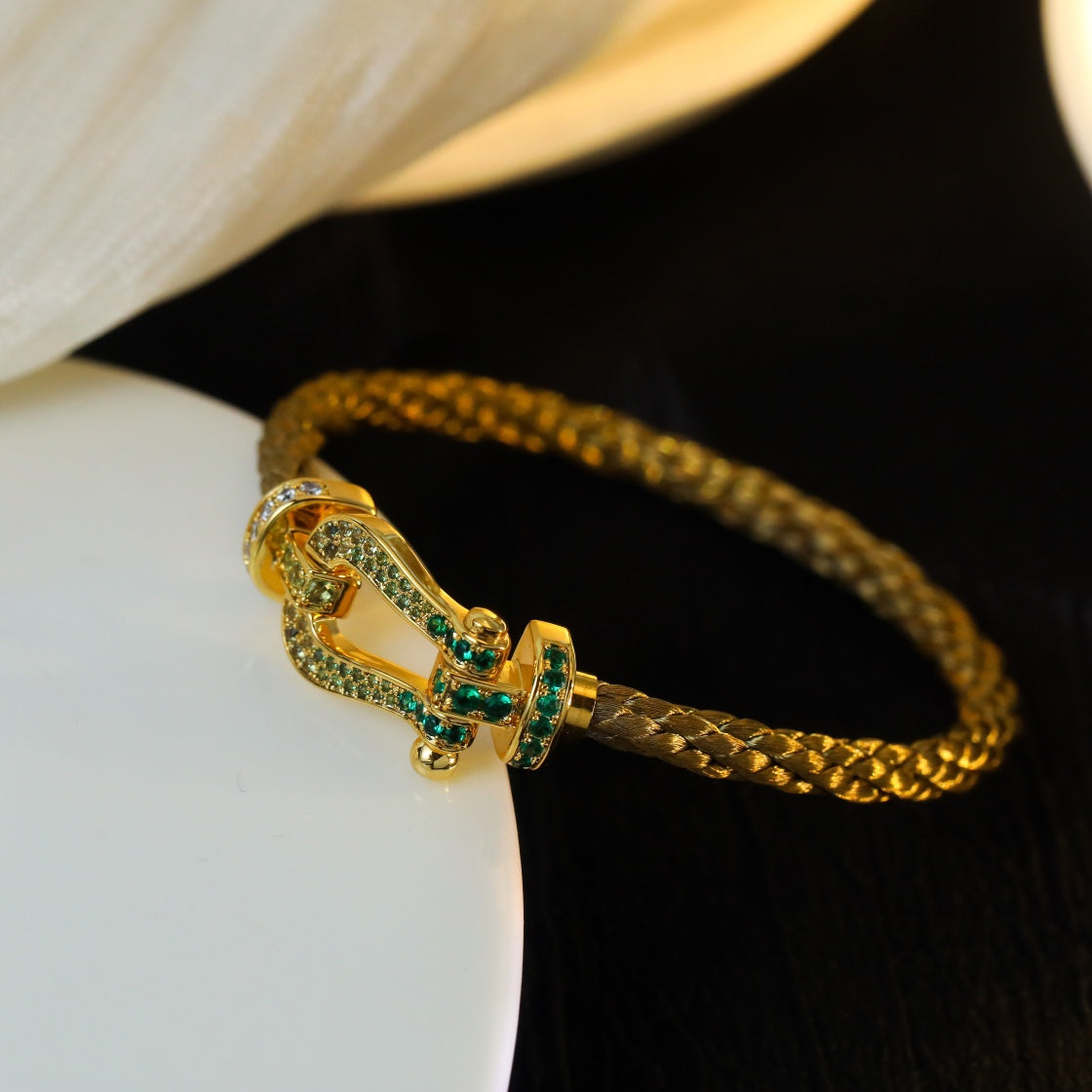 ¡®Dream¡¯FORCE 10 GOLD GREEN DIAMOND PAVED
