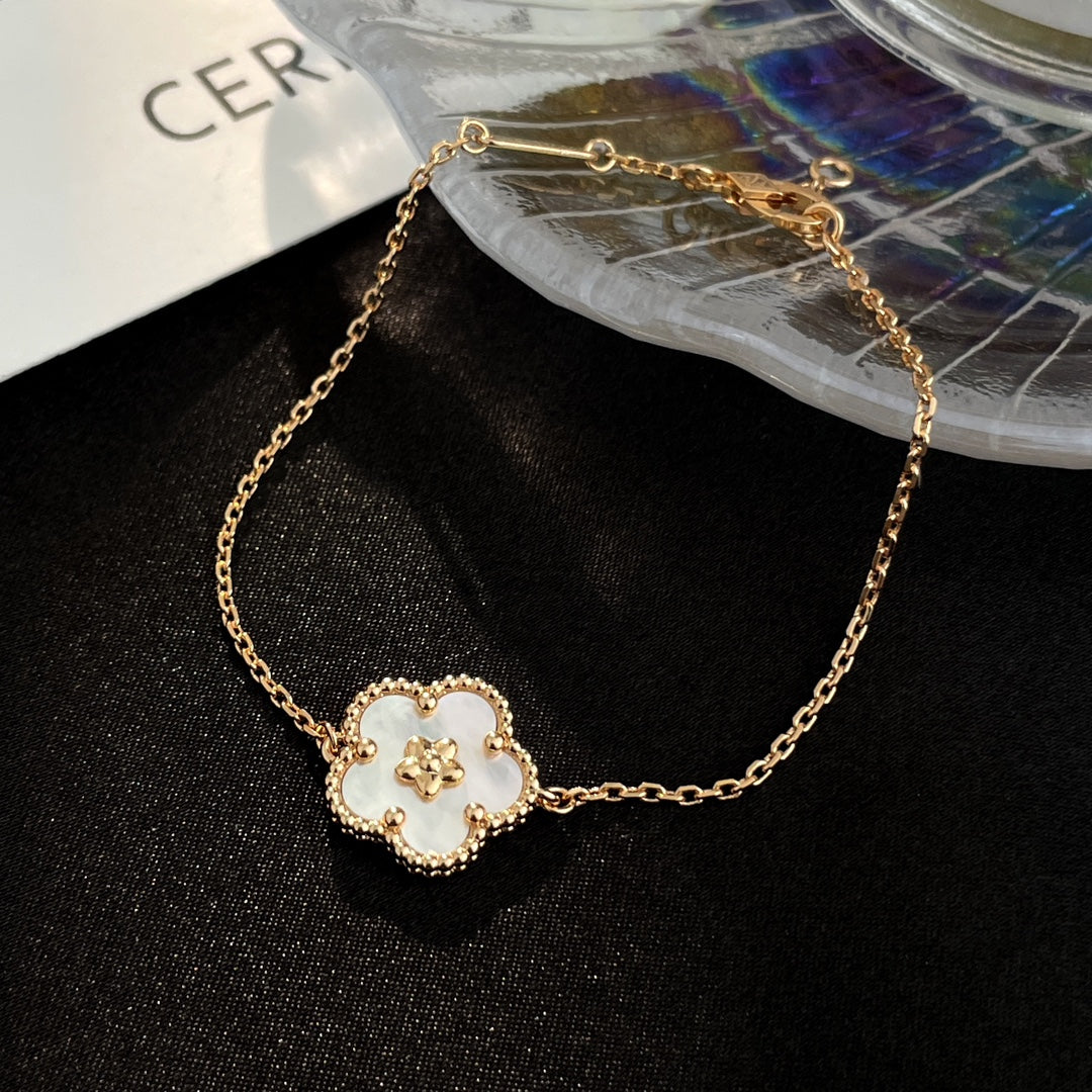 ¡®Dream¡¯LUCKY SPRING ROSE GOLD MOP BRACELET