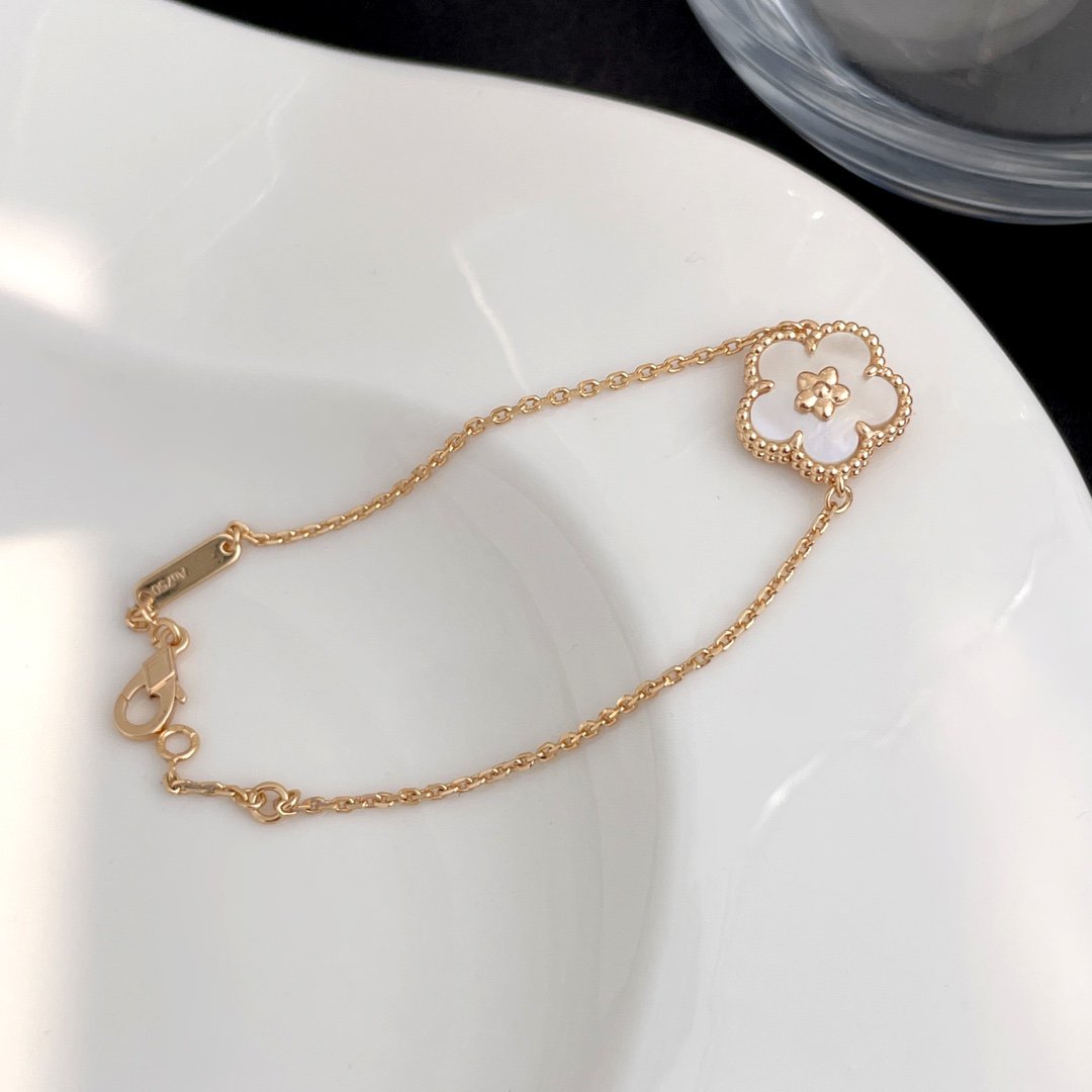 ¡®Dream¡¯LUCKY SPRING ROSE GOLD MOP BRACELET