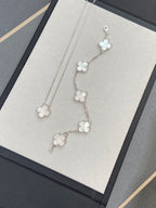[Dream]New CLOVER WHITE PEARL MOP 5 MOTIF BRACELET COLLECTION