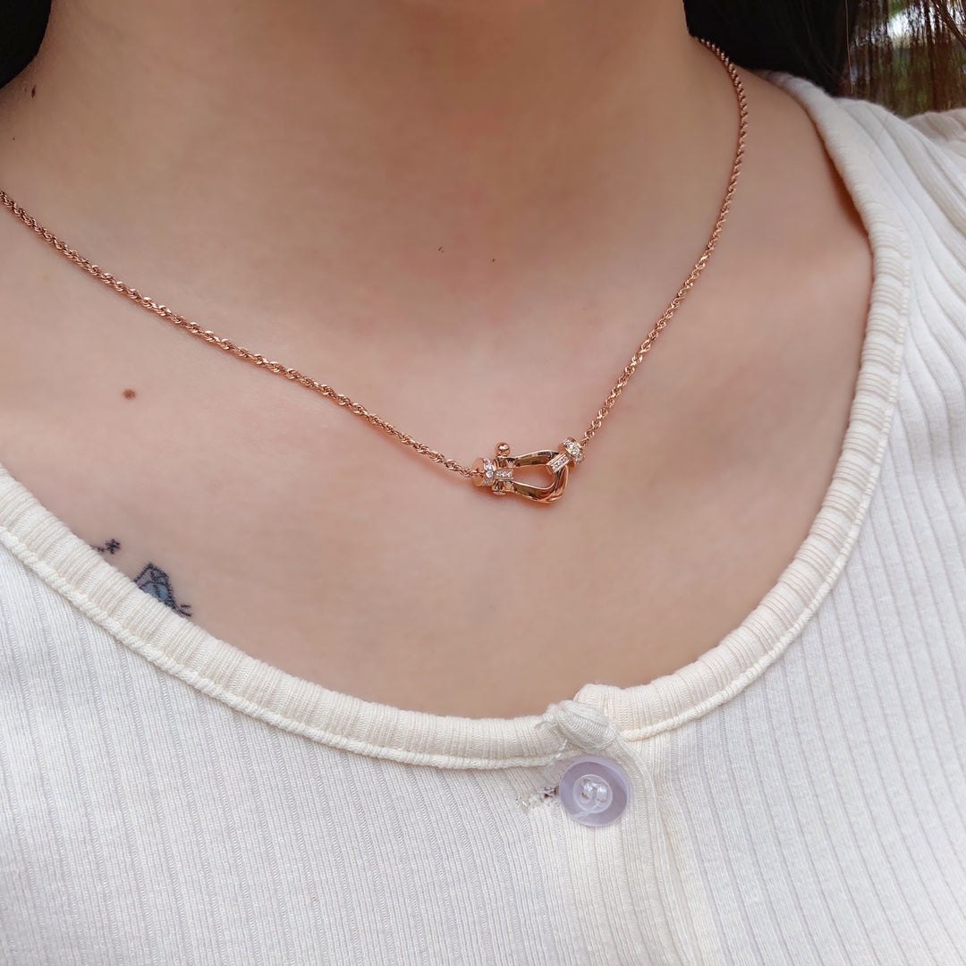 ¡®Dream¡¯FORCE 10 PINK GOLD DIAMOND NECKLACE