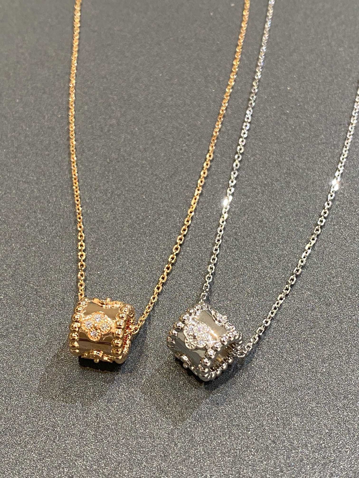 ¡®Dream¡¯PERLEE PEDANT SIVLER DIAMOND NECKLACE