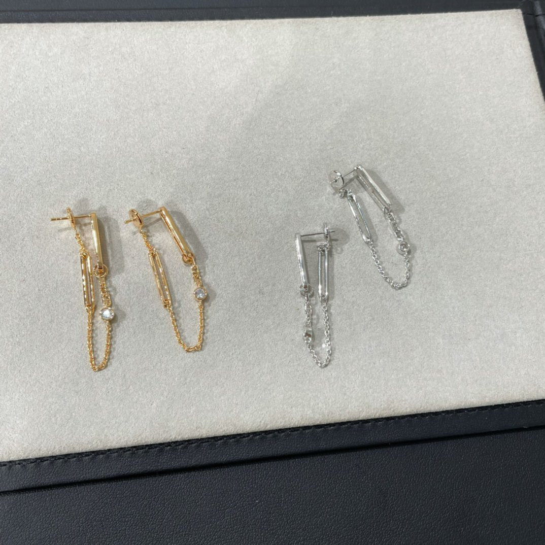 ¡®Dream¡¯CHAINE CHAOS DIAMOND DROP EARRINGS