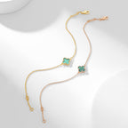 ¡®Dream¡¯CLOVER BRACELET MALACHITE 1 MOTIF