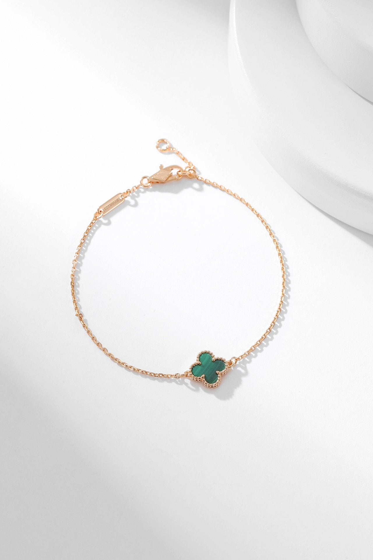¡®Dream¡¯CLOVER BRACELET MALACHITE 1 MOTIF