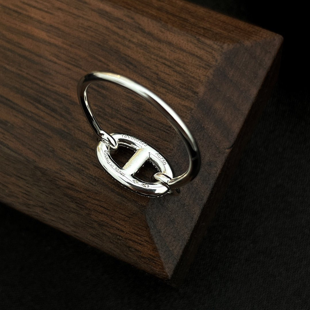 ¡®Dream¡¯RONDE SMALL SILVER DIAMOND RING