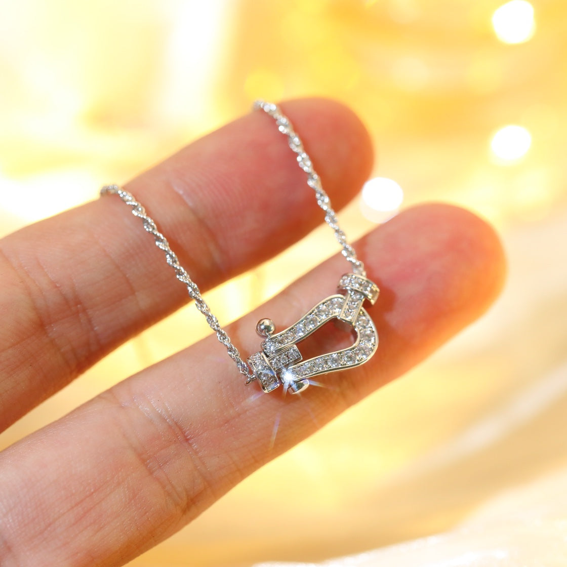 ¡®Dream¡¯FORCE 10 DIAMOND SILVER NECKLACE MINI MODEL