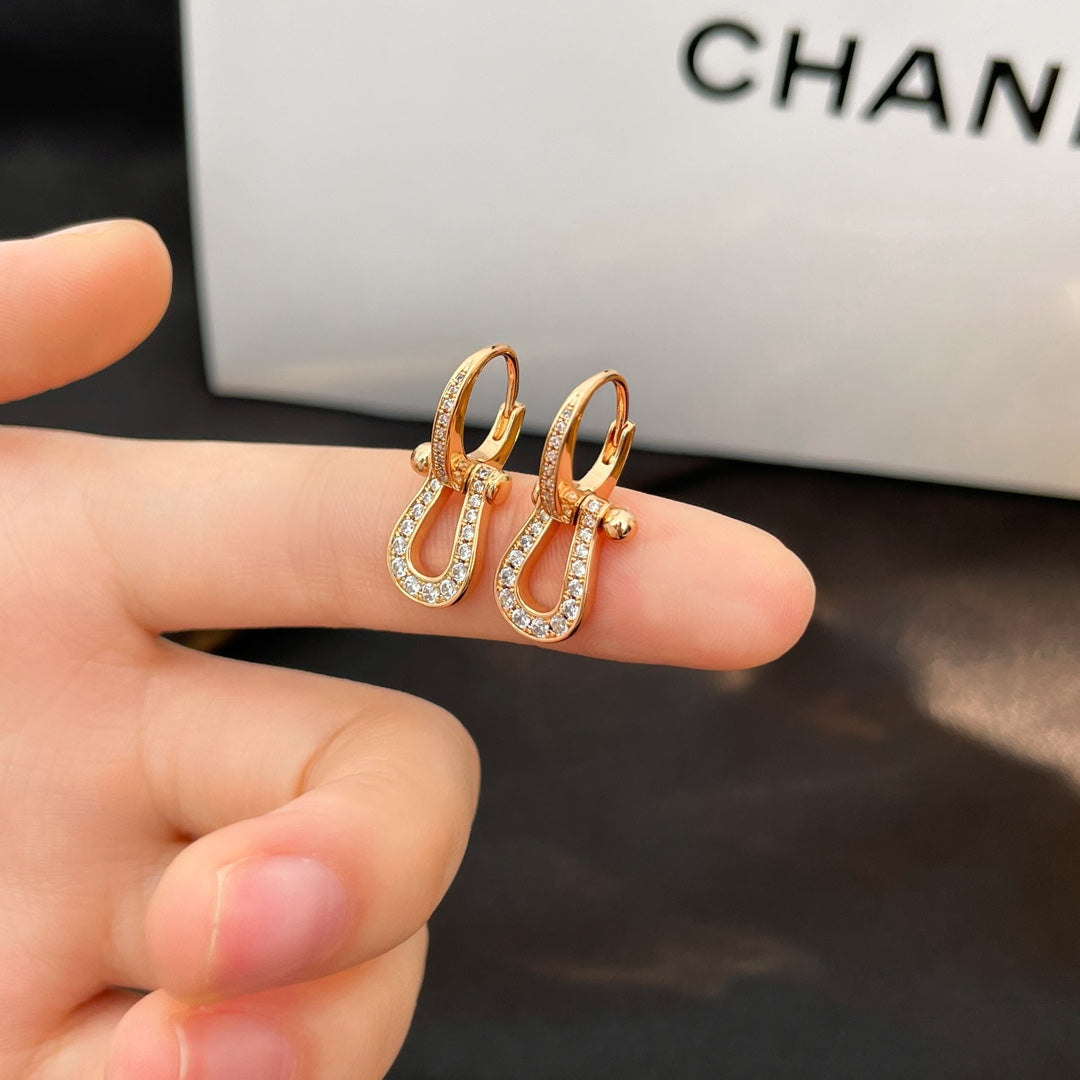 ¡®Dream¡¯FORCE 10 FULL DIAMOND DROP EARRINGS MEDIUM MODEL