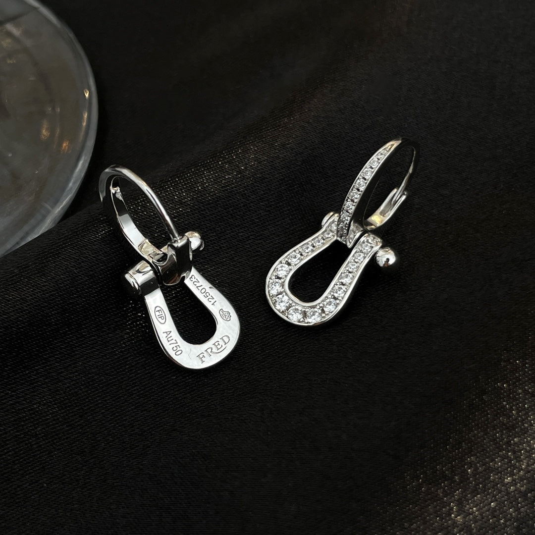 FORCE 10 FULL DIAMOND TROPFENOHRRINGE MITTELGROSS