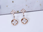 „Dream“ STAR AND SUN PINK GOLD MOP TROPFENOHRRINGE