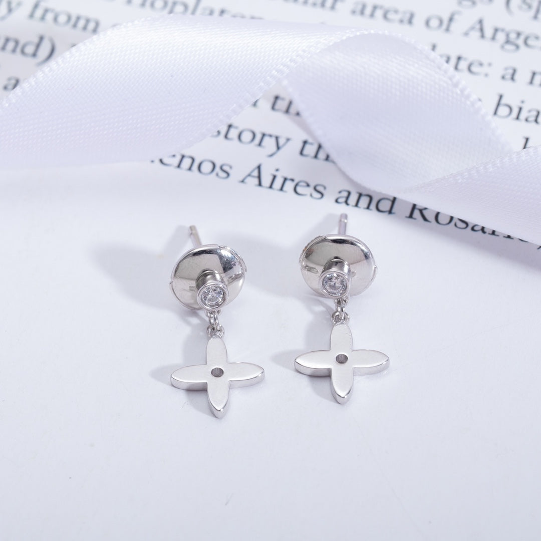 ¡®Dream¡¯VIDYLLE SILVER DIAMOND MINI DROP EARRINGS