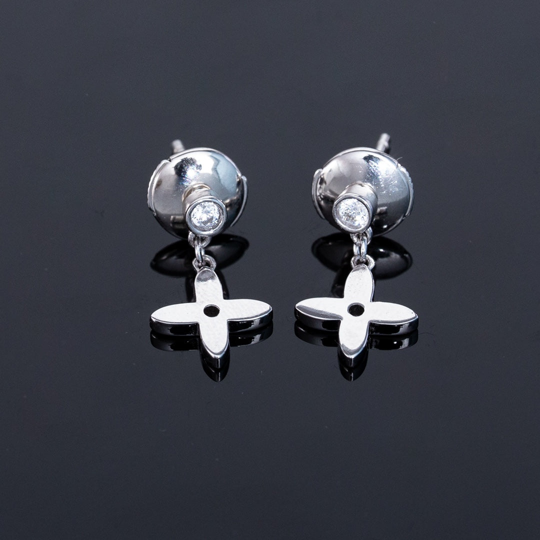 ¡®Dream¡¯VIDYLLE SILVER DIAMOND MINI DROP EARRINGS