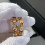 «Dream» LOVE DIAMANT ROSÉGOLD CREOLEN