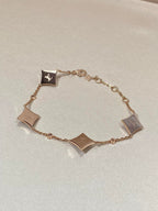 Armband mit 4 MOP Diamanten im ¡®Dream¡¯STAR-Motiv aus Roségold