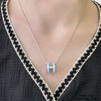 ¡®Dream¡¯POP H SKY BLUE NECKLACE