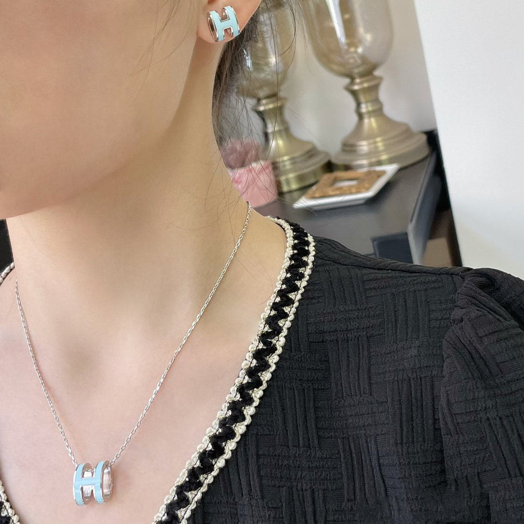 ¡®Dream¡¯POP H SKY BLUE NECKLACE
