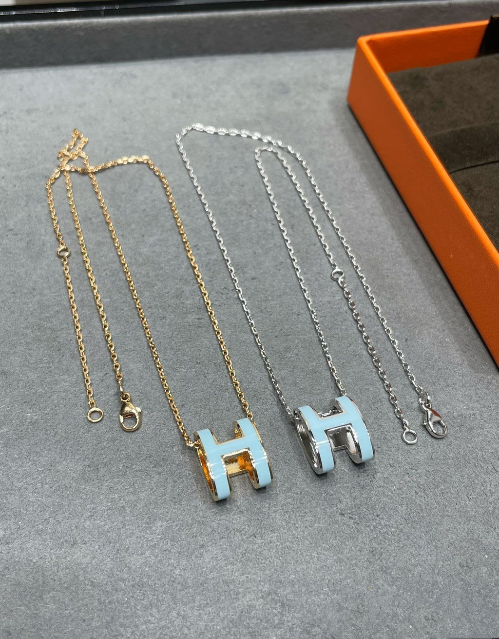 ¡®Dream¡¯POP H SKY BLUE NECKLACE