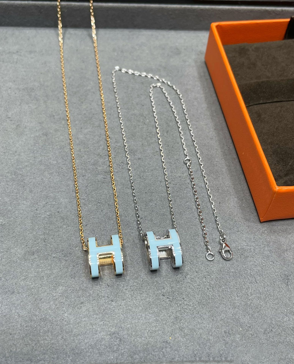 ¡®Dream¡¯POP H SKY BLUE NECKLACE