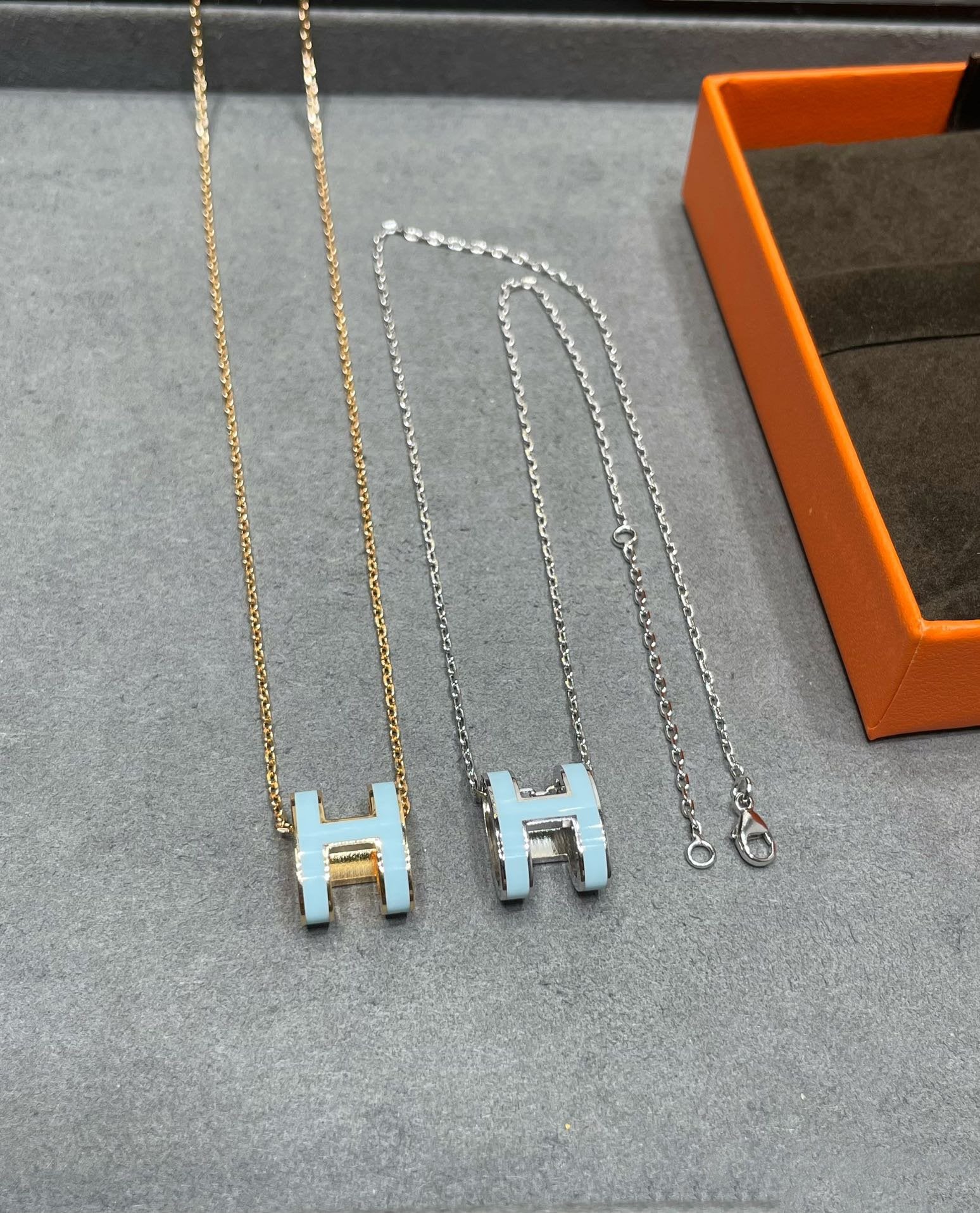 ¡®Dream¡¯POP H SKY BLUE NECKLACE