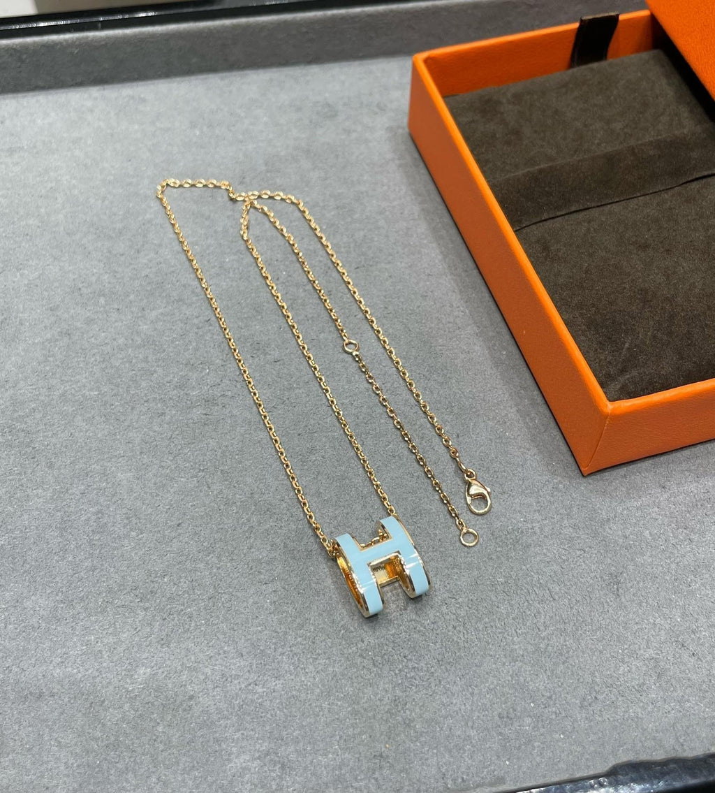¡®Dream¡¯POP H SKY BLUE NECKLACE