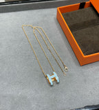 ¡®Dream¡¯POP H SKY BLUE NECKLACE